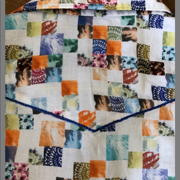 Robert Graham Multi-Color Classic Fit SS Shirt XL - Picture 5 of 8